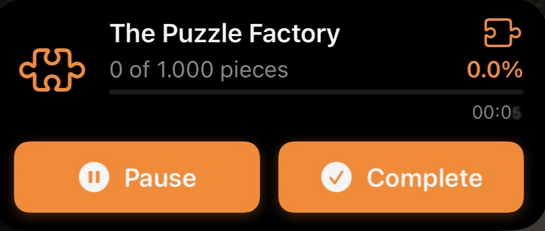 Live Activities JVH Puzzle